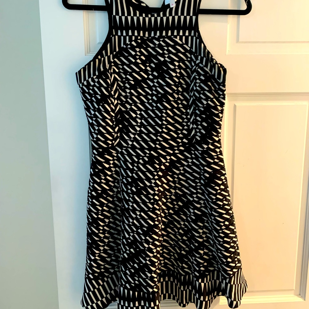 Black and White Parker Dress